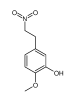 2-Methoxy-5-(2-nitroethyl)phenol结构式