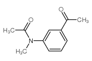 n-(3-acetylphenyl)-n-methylacetamide structure