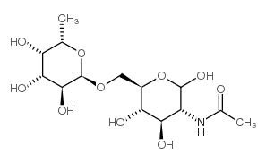 2-ACETAMIDO-2-DEOXY-6-O-(ALPHA-L-FUCOPYRANOSYL)-D-GLUCOPYRANOSE Structure
