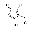 3-(bromomethyl)-4-chloropyrrole-2,5-dione Structure