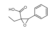 2-ethyl-3-phenyl-2,3-epoxypropionic acid Structure