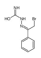 [(2-bromo-1-phenylethylidene)amino]urea Structure