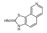 噻唑并[4,5-h]异喹啉-2-胺结构式
