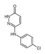 6-((4-Chlorophenyl)amino)pyridazin-3(2H)-one Structure