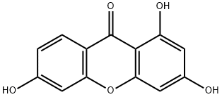 9H-Xanthen-9-one, 1,3,6-trihydroxy- structure