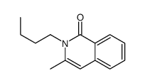 2-butyl-3-methylisoquinolin-1-one结构式