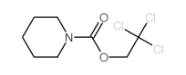 1-Piperidinecarboxylicacid, 2,2,2-trichloroethyl ester Structure