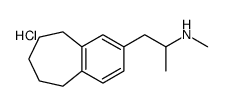 methyl-[1-(6,7,8,9-tetrahydro-5H-benzo[7]annulen-3-yl)propan-2-yl]azanium,chloride Structure