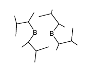 tetrakis(3-methyl-2-butyl)diborane(6) Structure