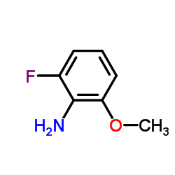 2-氟-6-甲氧基苯胺结构式