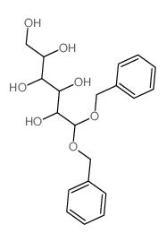 6,6-bis(phenylmethoxy)hexane-1,2,3,4,5-pentol structure