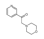 2-morpholin-4-yl-1-pyridin-3-yl-ethanone结构式