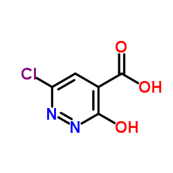 3-氧代-6-氯-2,3-二氢哒嗪-4-甲酸结构式