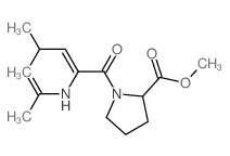 L-Proline,1-(N-acetyl-2,3-didehydroleucyl)-, methyl ester (9CI) picture