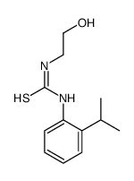 1-(2-hydroxyethyl)-3-(2-propan-2-ylphenyl)thiourea Structure
