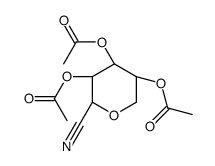 TRI-O-ACETYL-D-XYLOPYRANOSYL CYANIDE structure