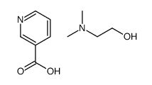 2-(dimethylamino)ethanol,pyridine-3-carboxylic acid结构式