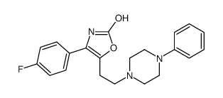 4-(4-fluorophenyl)-5-[2-(4-phenylpiperazin-1-yl)ethyl]-3H-1,3-oxazol-2-one Structure