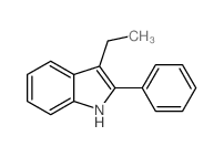 3-ethyl-2-phenyl-1H-indole结构式