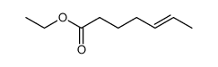 (E)-5-Heptenoic acid ethyl ester structure