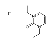 1,3-diethylpyrimidin-1-ium-2-one,iodide Structure