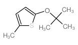 Thiophene, 2- (1,1-dimethylethoxy)-5-methyl- structure