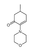 5-Methyl-2-(4-morpholinyl)cyclohex-2-en-1-one结构式