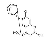 N-[2-(3-chloro-4-fluoroanilino)-2-oxoethyl]adamantane-1-carboxamide Structure