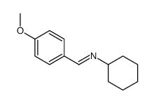 N-cyclohexyl-1-(4-methoxyphenyl)methanimine Structure