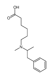 6-[methyl-[(2S)-1-phenylpropan-2-yl]amino]hexanoic acid Structure