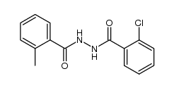 2-methyl-benzoic acid N'-(2-chloro-benzoyl)-hydrazide Structure