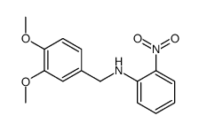 N-(3,4-Dimethoxybenzyl)-2-nitroaniline Structure