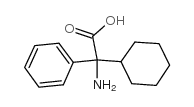 2-氨基-2-环己基-2-苯乙酸结构式