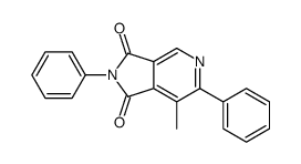 7-methyl-2,6-diphenylpyrrolo[3,4-c]pyridine-1,3-dione结构式