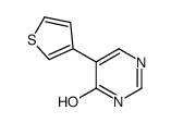 5-thiophen-3-yl-1H-pyrimidin-6-one结构式