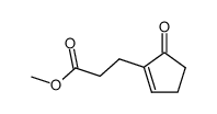 methyl 3-(5-oxocyclopent-1-enyl)propanoate结构式