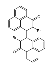 2,2'-Dibrom-3,3'-dihydro-3,3'-biphenalenonyl Structure