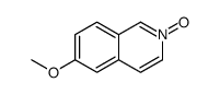 Isoquinoline, 6-methoxy-, 2-oxide (9CI) Structure