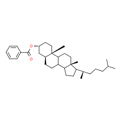 Benzoic acid 5α-cholestan-3α-yl ester structure