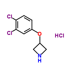 3-(3,4-DICHLOROPHENOXY)AZETIDINE HYDROCHLORIDE Structure