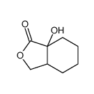 1(3H)-Isobenzofuranone, hexahydro-7a-hydroxy-, (3aR,7aS)-rel- (9CI) Structure