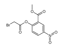 methyl 2-(2-bromoacetyl)oxy-5-nitrobenzoate Structure