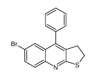 6-bromo-4-phenyl-2,3-dihydro-thieno[2,3-b]quinoline Structure