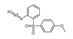 1-azido-2-(4-methoxyphenyl)sulfonylbenzene结构式