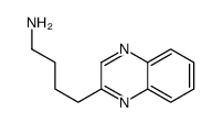 4-quinoxalin-2-ylbutan-1-amine结构式