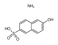 6-hydroxy-2-naphthalenesulfonicacimonoammoniumsalt结构式
