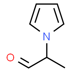 1H-Pyrrole-1-acetaldehyde,alpha-methyl-,(alphaR)-(9CI)结构式