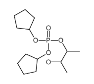 dicyclopentyl 3-oxobutan-2-yl phosphate Structure