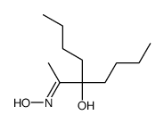 5-(N-hydroxy-C-methylcarbonimidoyl)nonan-5-ol结构式
