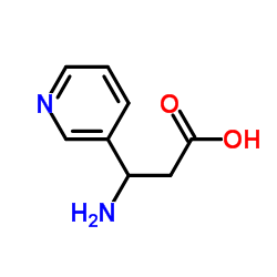 3-Amino-3-(3-pyridinyl)propanoic acid structure